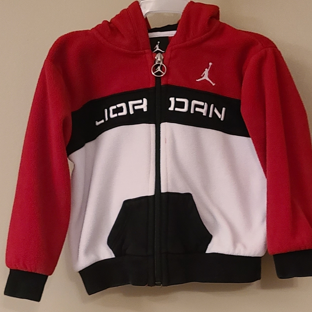 Jordan zip up fleece hoodie